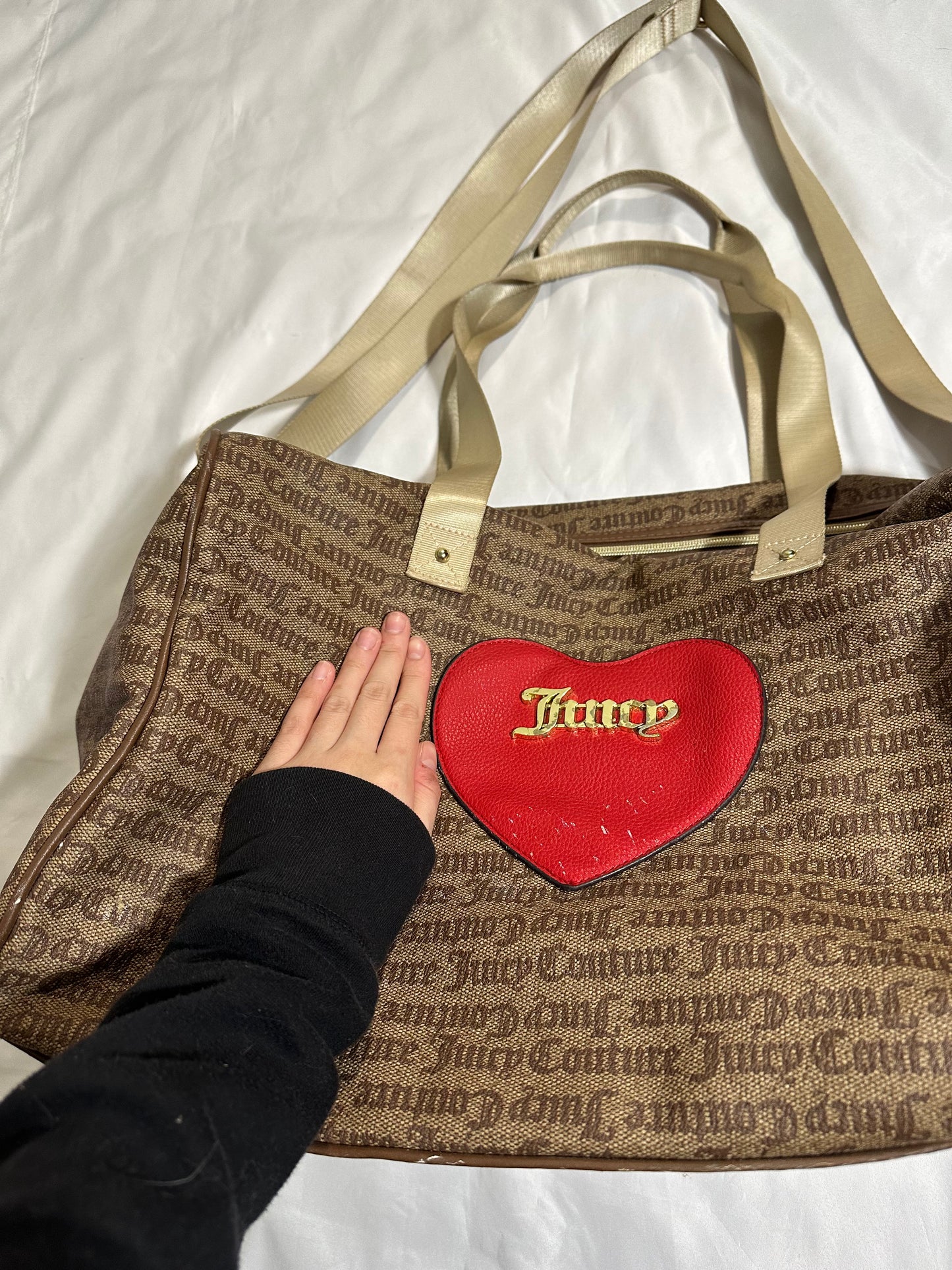 brown juicy couture travel bag