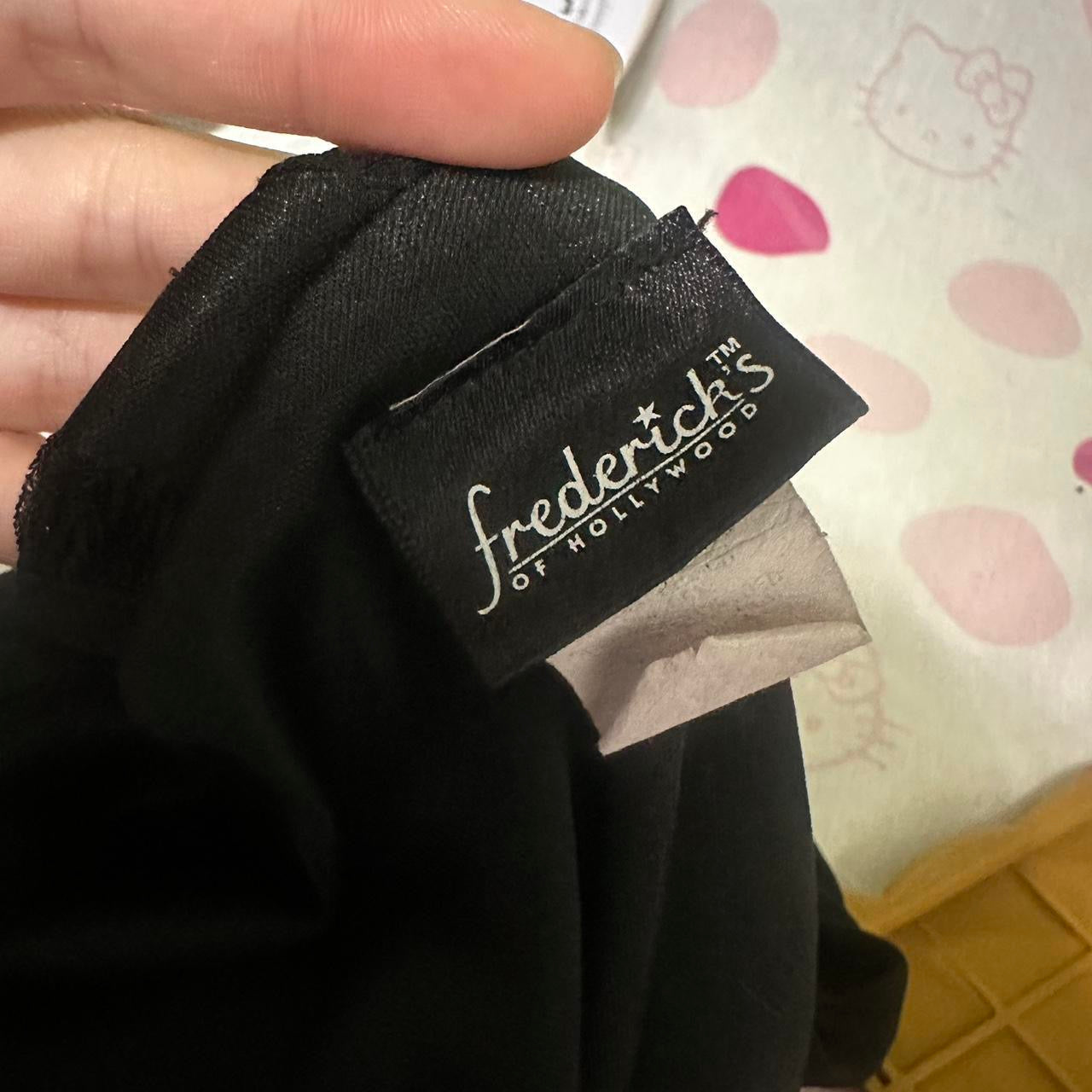 frederick’s of hollywood black club tank top