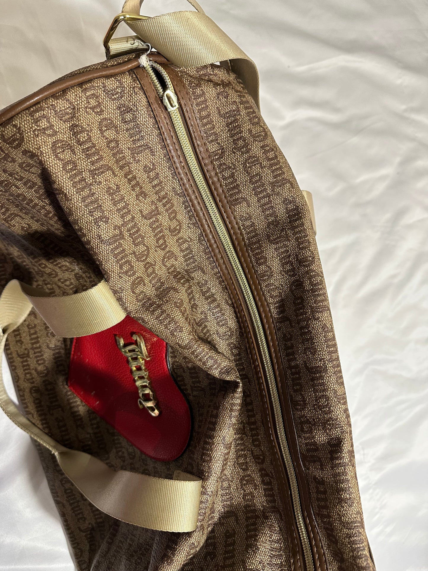 brown juicy couture travel bag