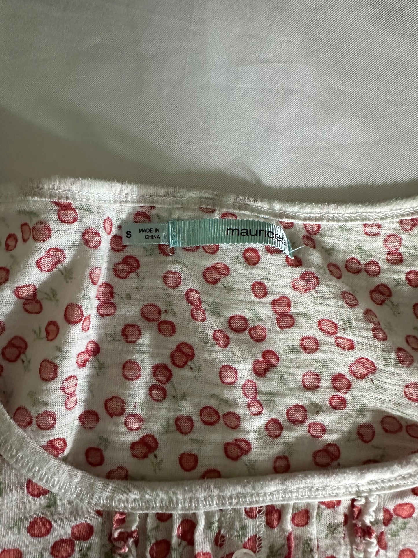 adorable cherry tank top