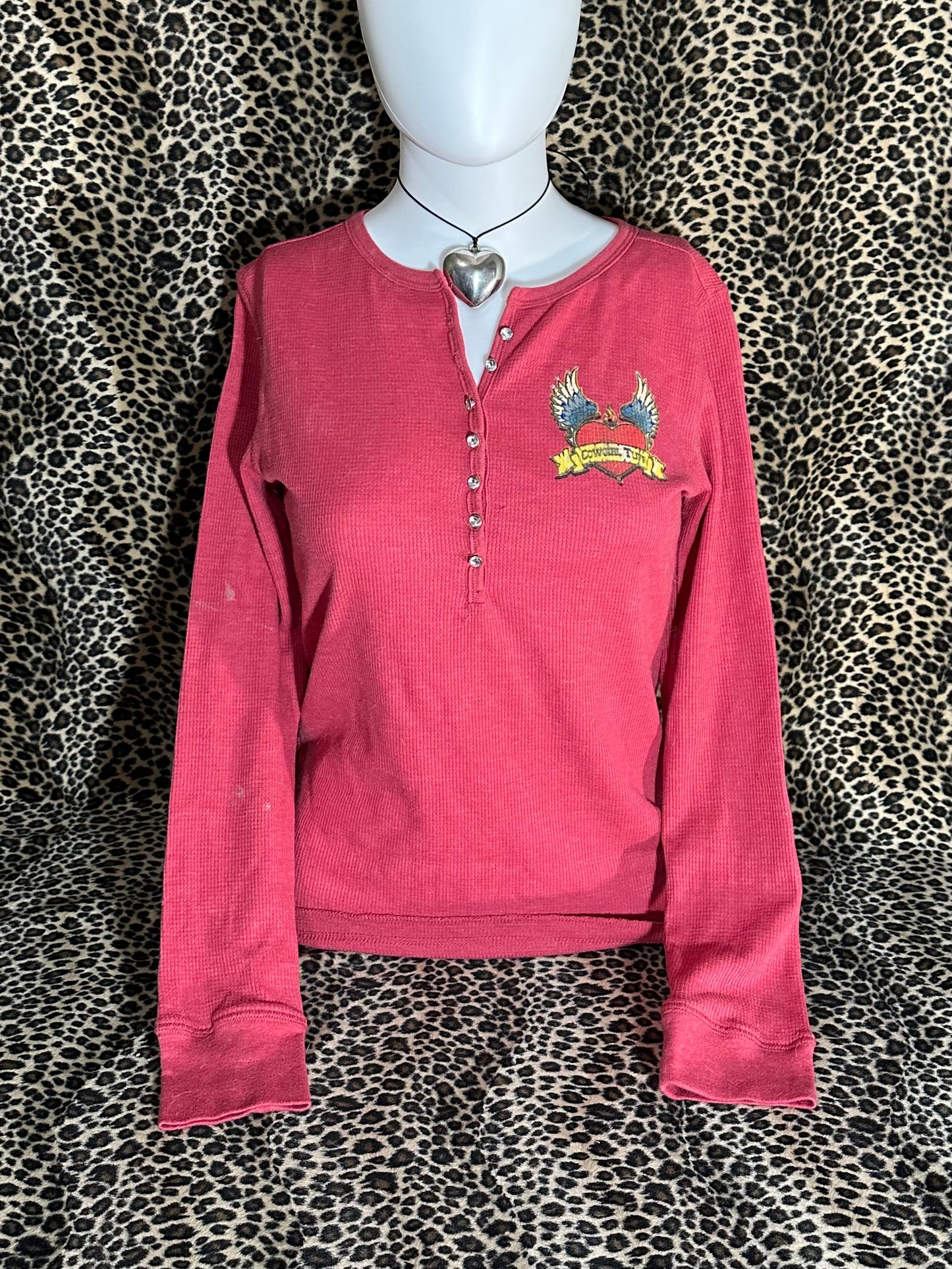(M)red cowgirl tuff thermal long sleeve