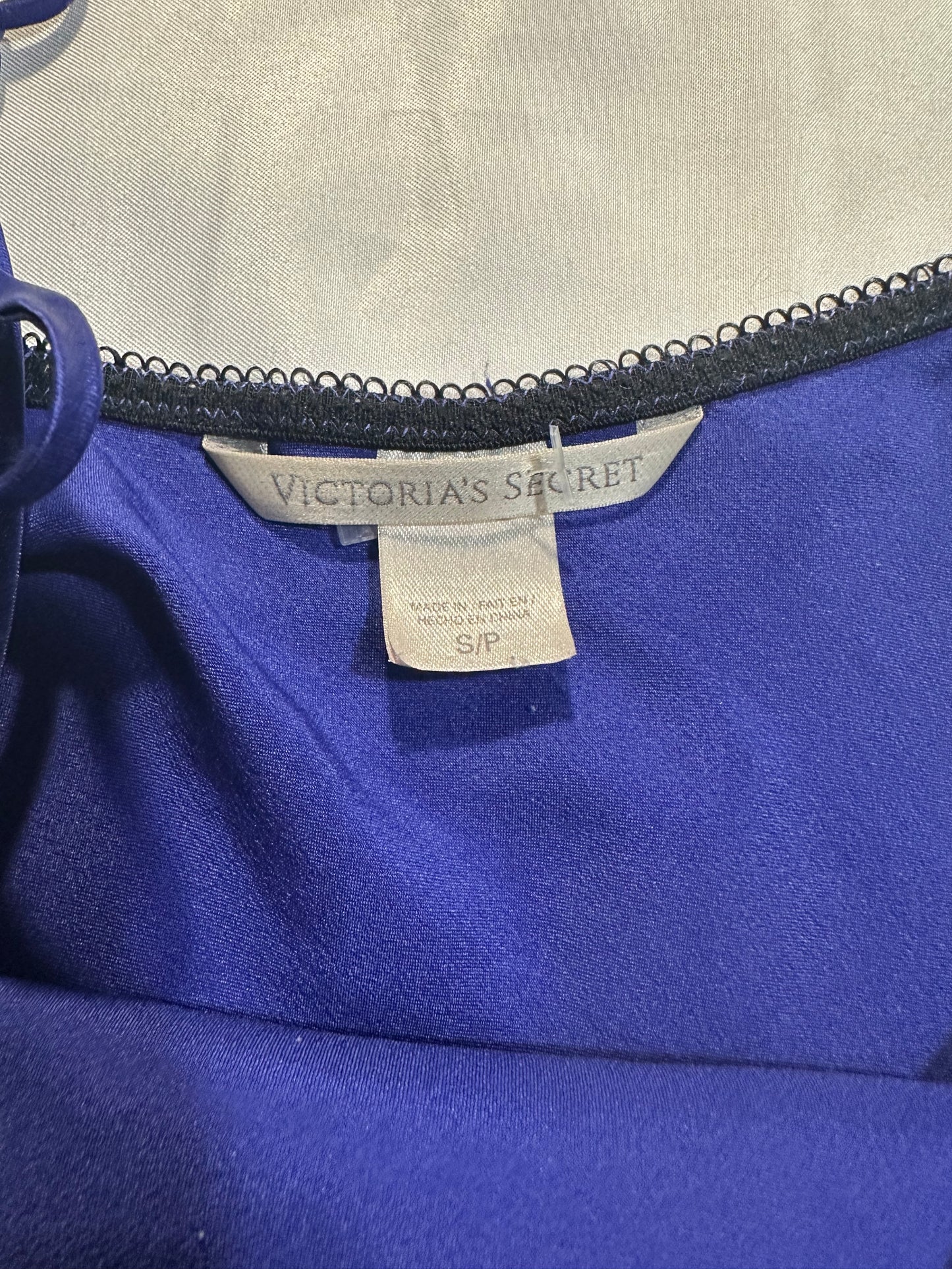 (S)vs lace indigo slip dress