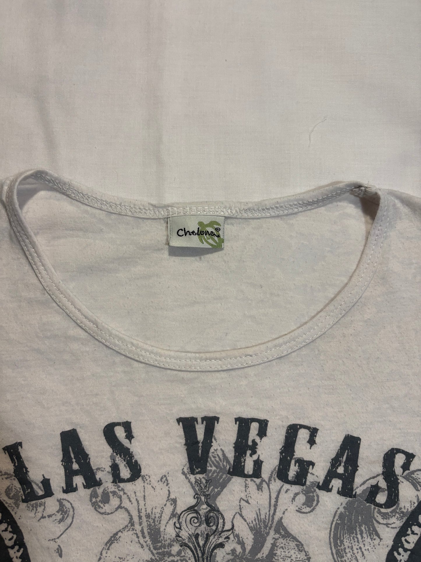 (S)cyber y2k bedazzled las vegas cross top