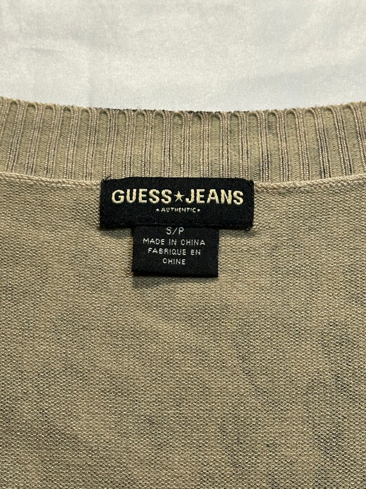 (S)vtg guess jeans leopard print cardigan