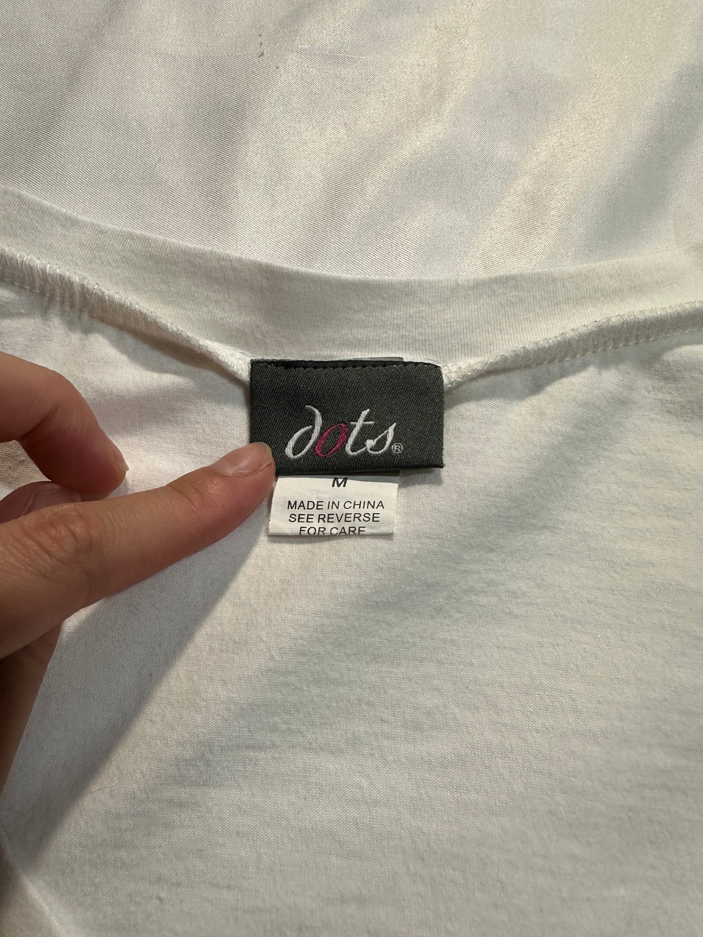 (M)cyber y2k styled white & pink long sleeve