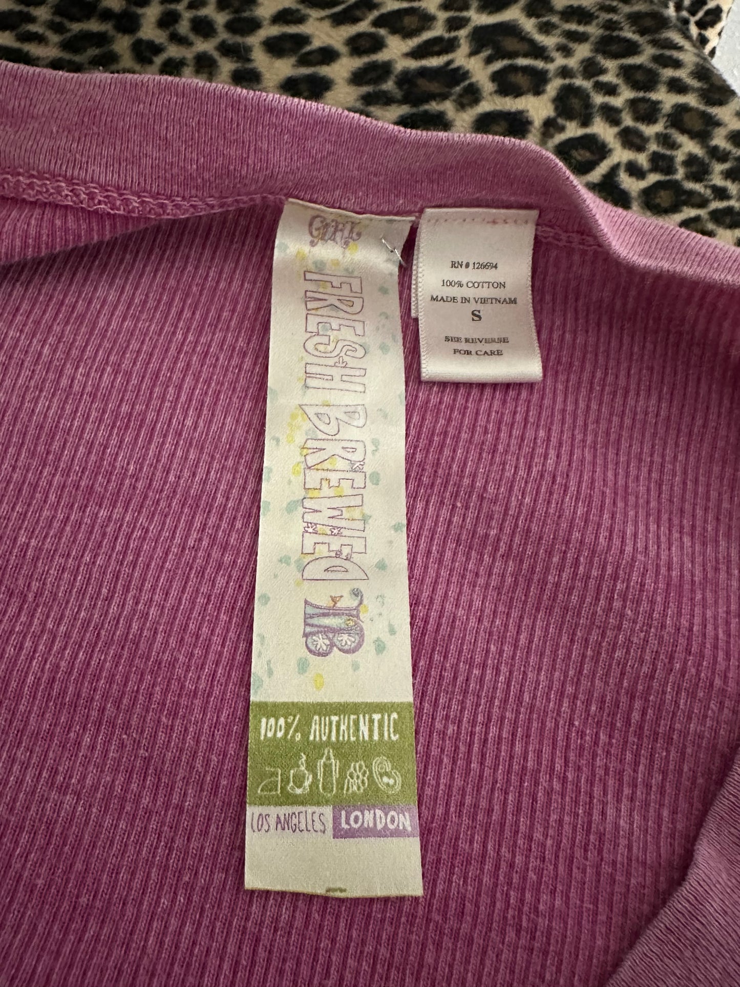 (S)pink cyber y2k bedazzled long sleeve thermal