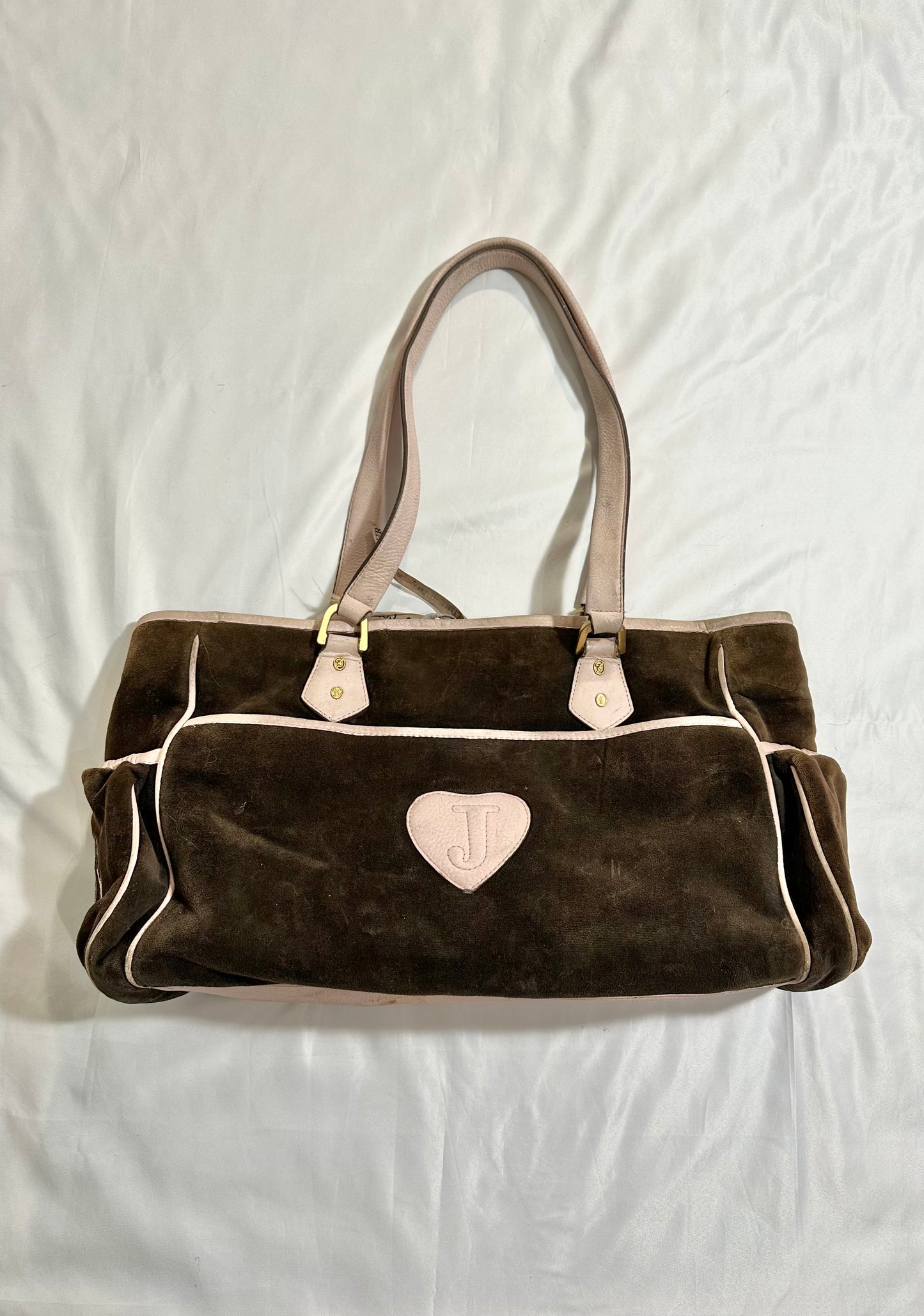 vtg juicy couture velour “heaven on earth” diaper bag