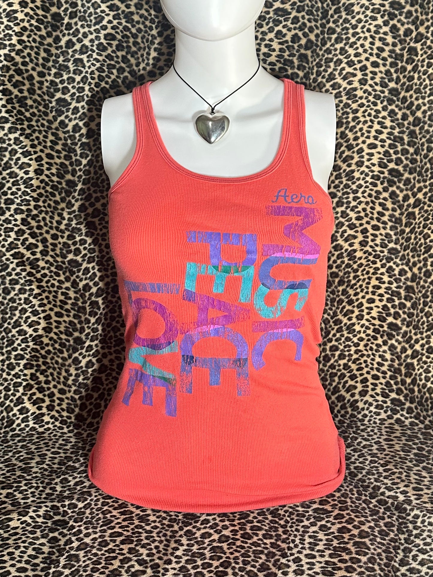 (S)aeropostale music, peace, love tank top