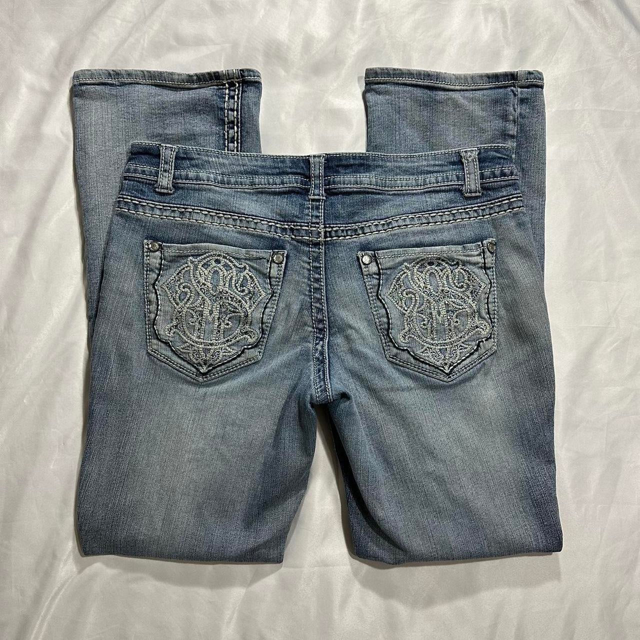 flared embellished jeans