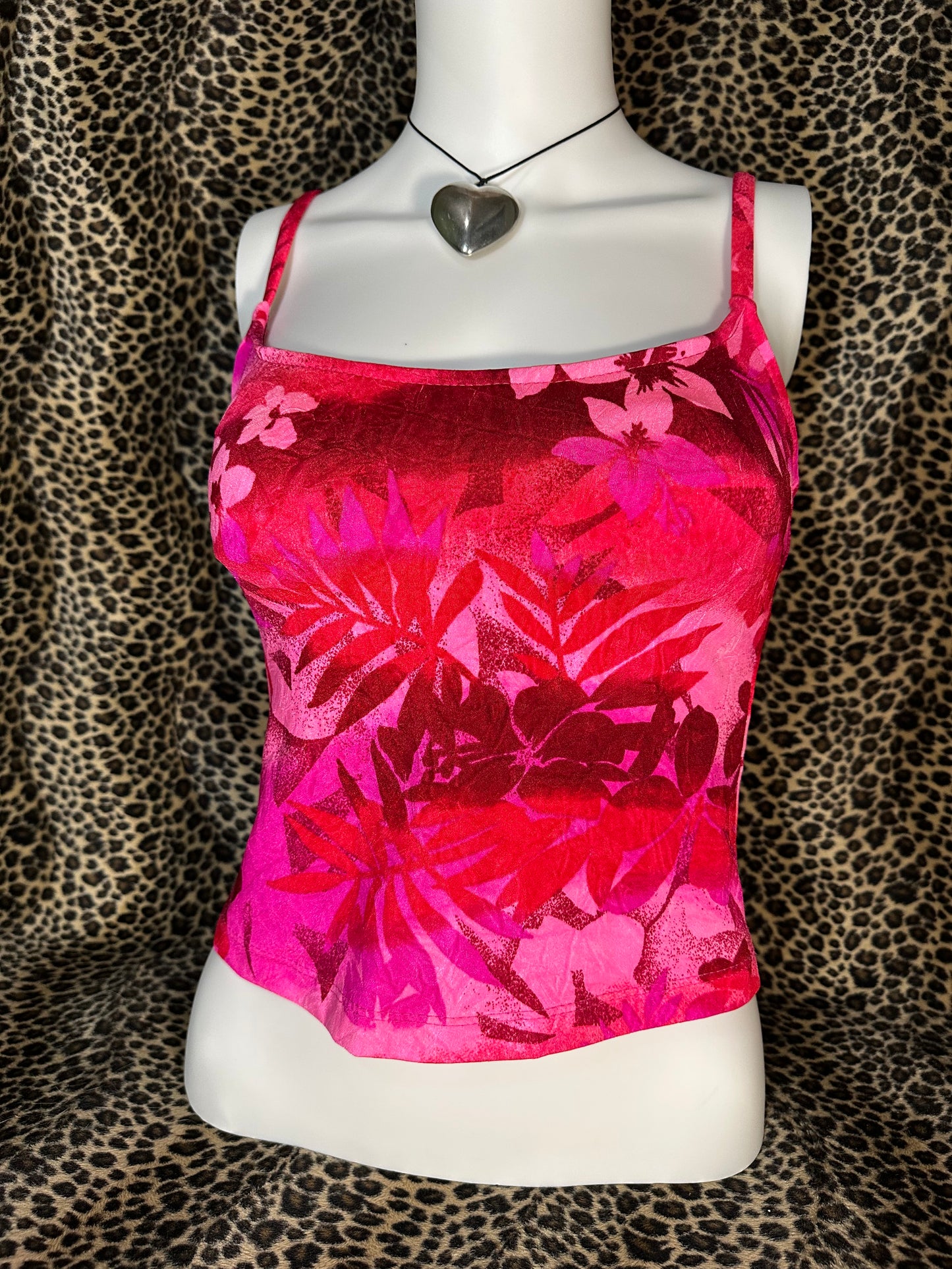(M)early 2000s tropical summer tank top