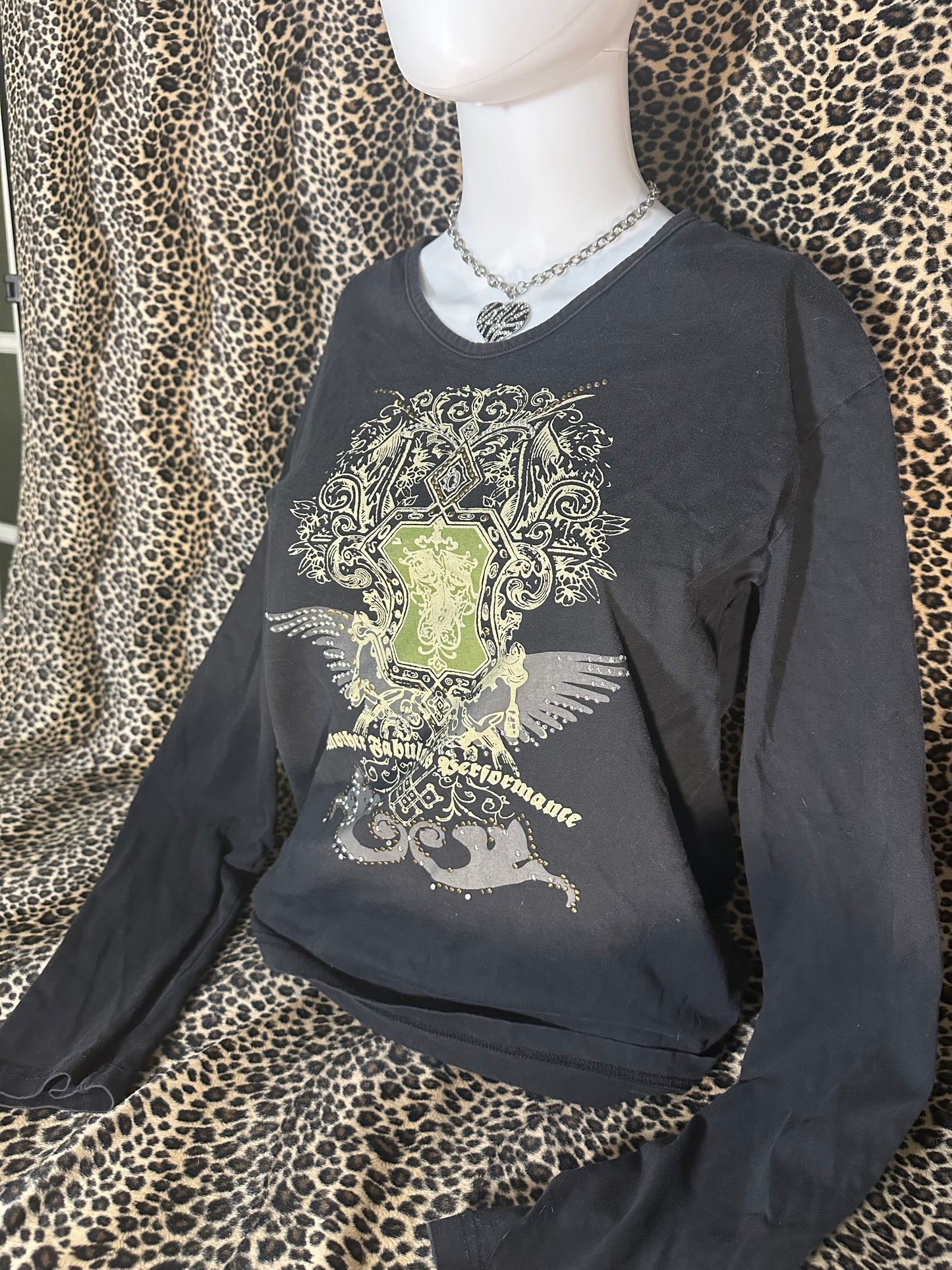 (L)cyber y2k styled long sleeve