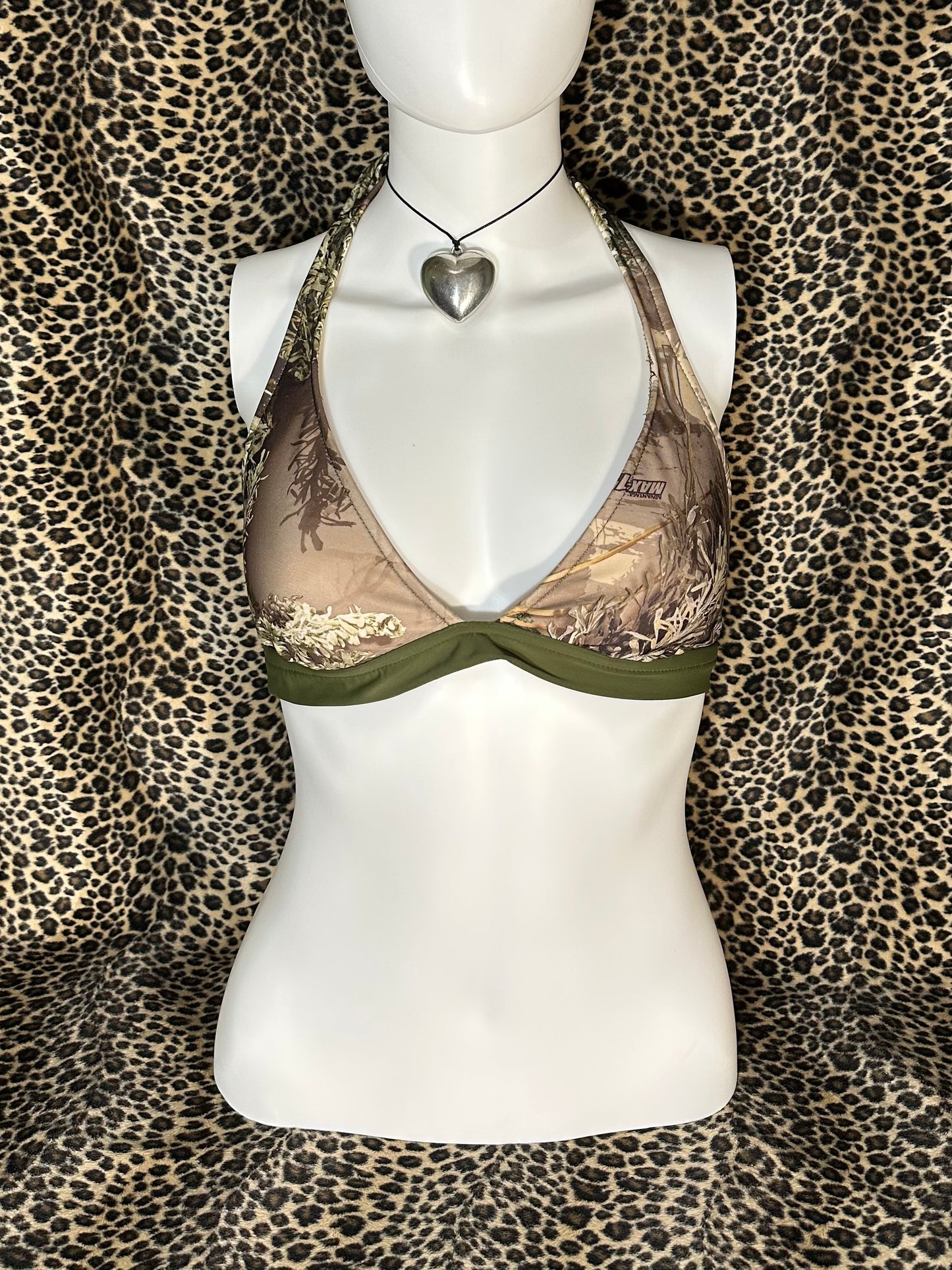 (L)real tree camo swim top