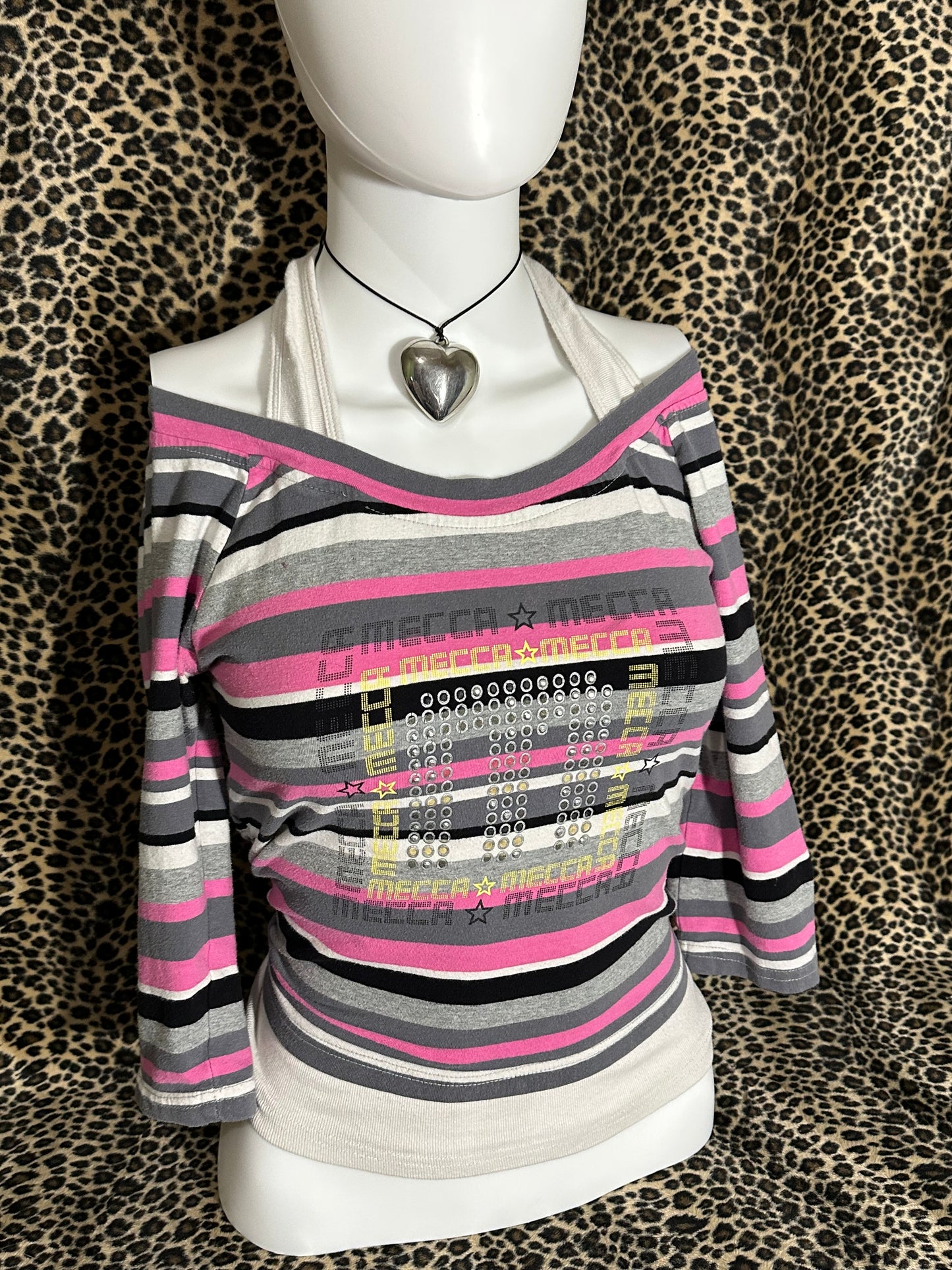 (S)early 2000s mecca striped top