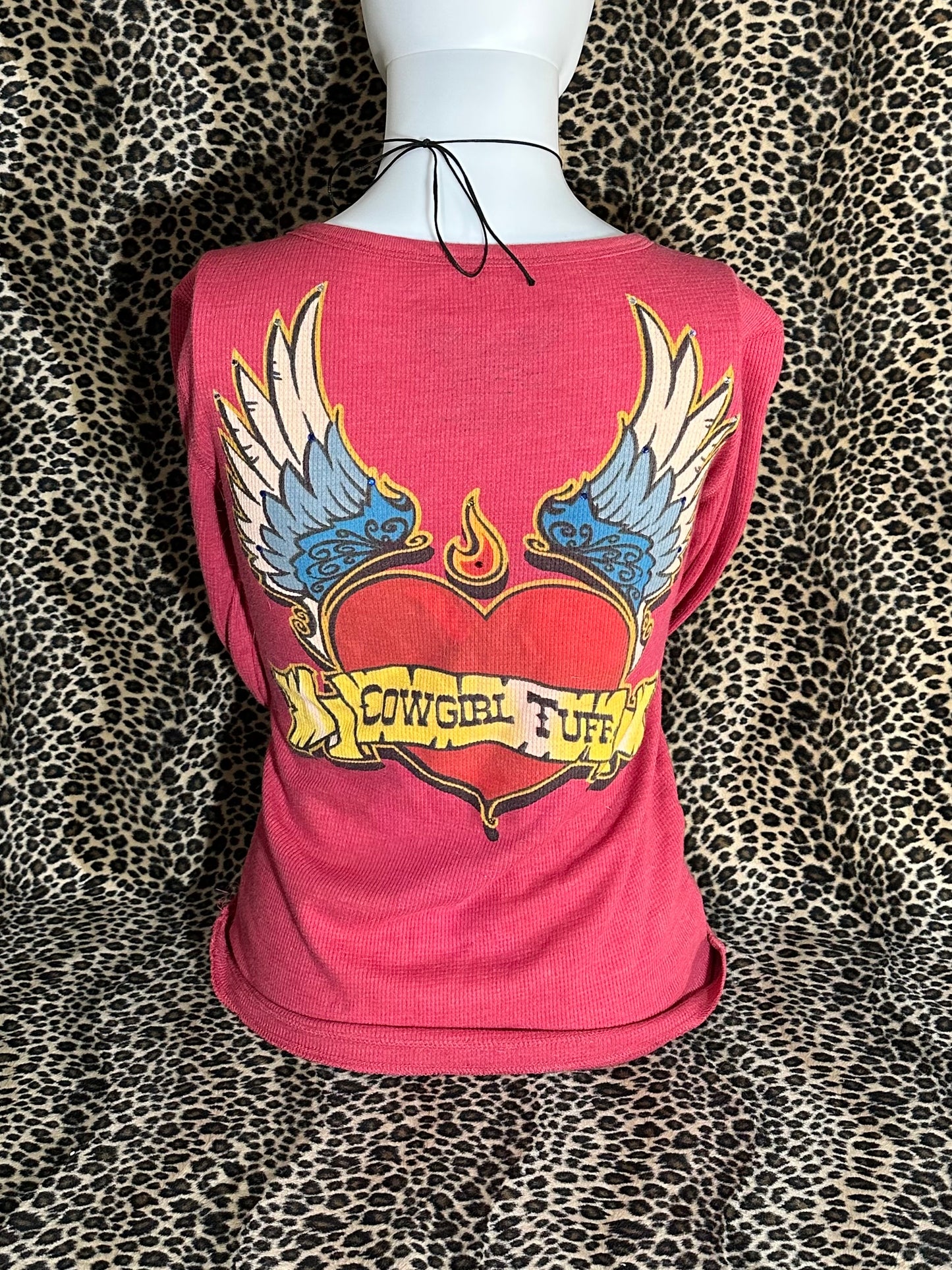 (M)red cowgirl tuff thermal long sleeve