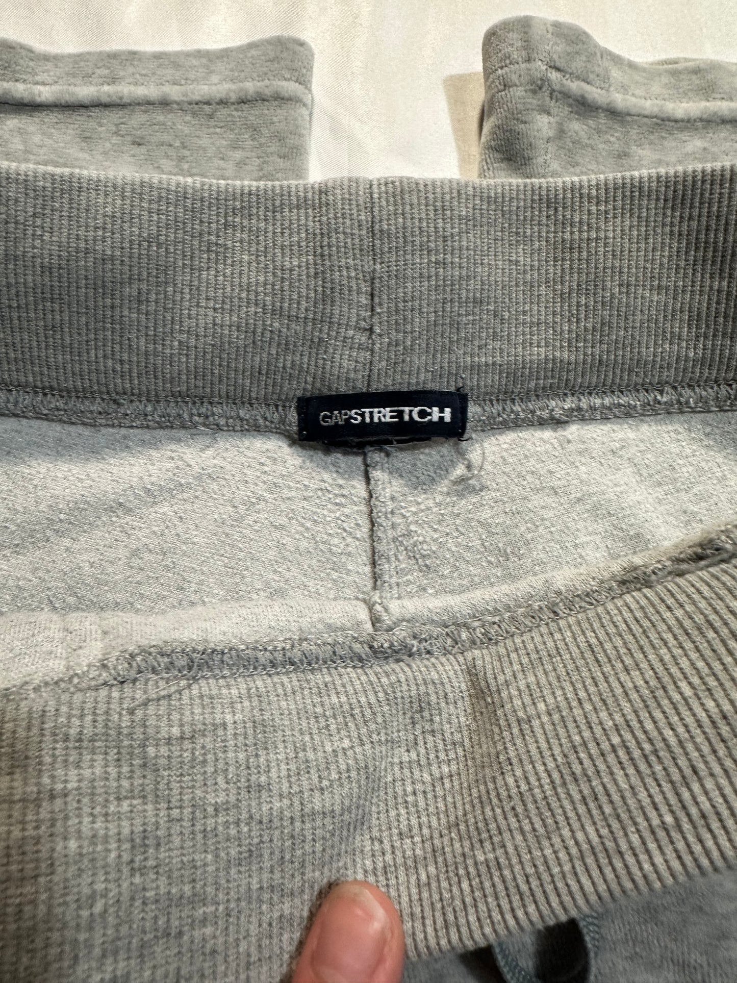 (M)vtg grey gap flared terry cloth sweatpants