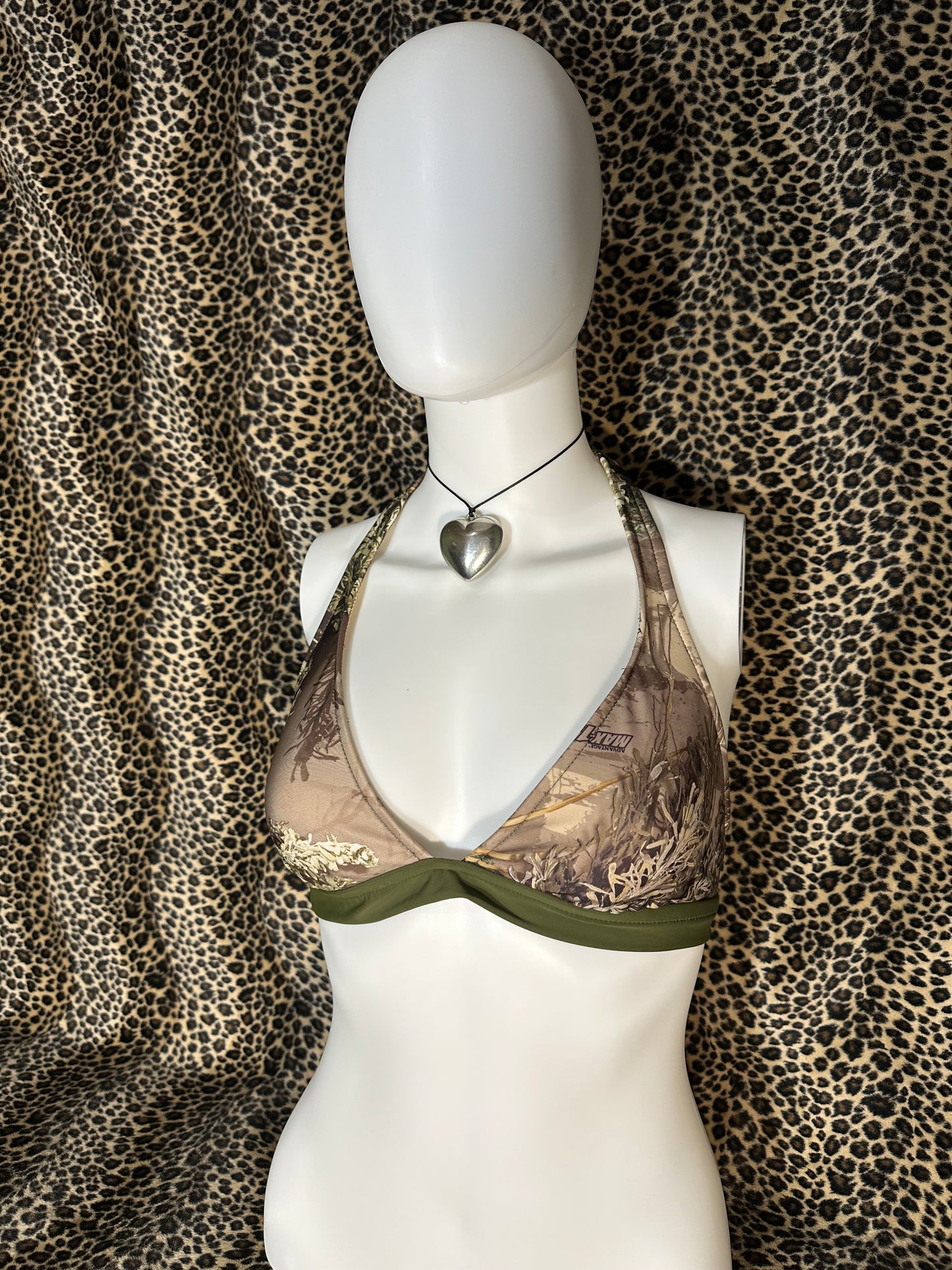 (L)real tree camo swim top