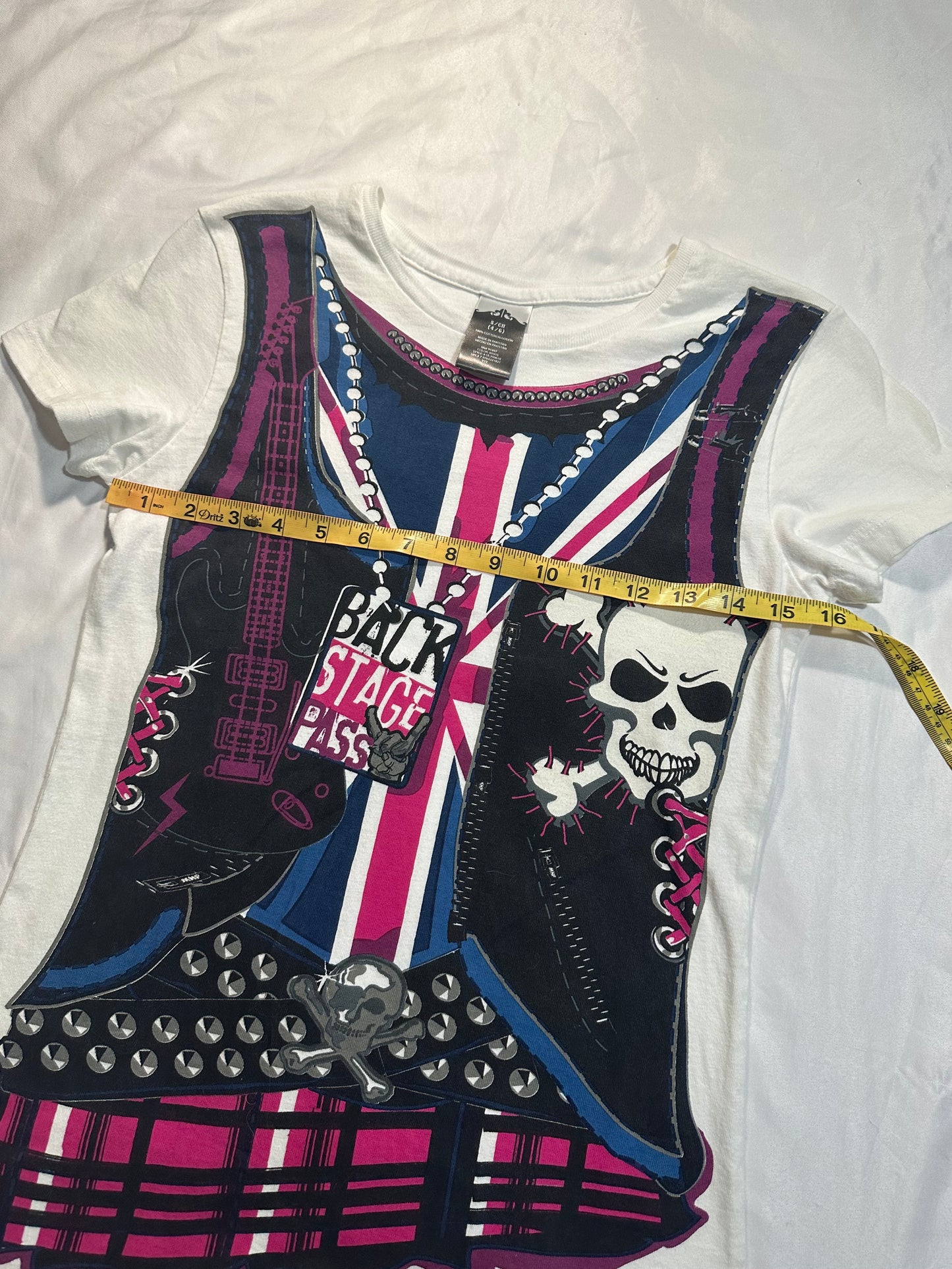 (S)scene styled rockstar vest tee