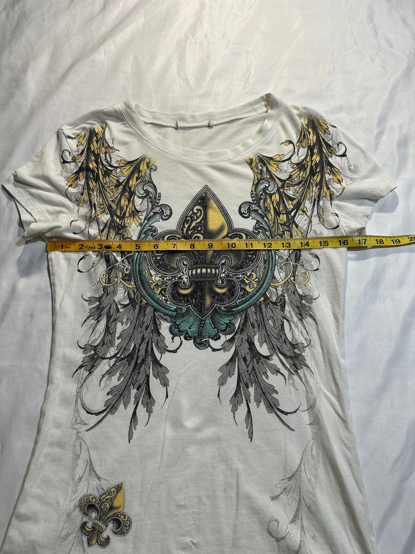 (L)cyber y2k white top