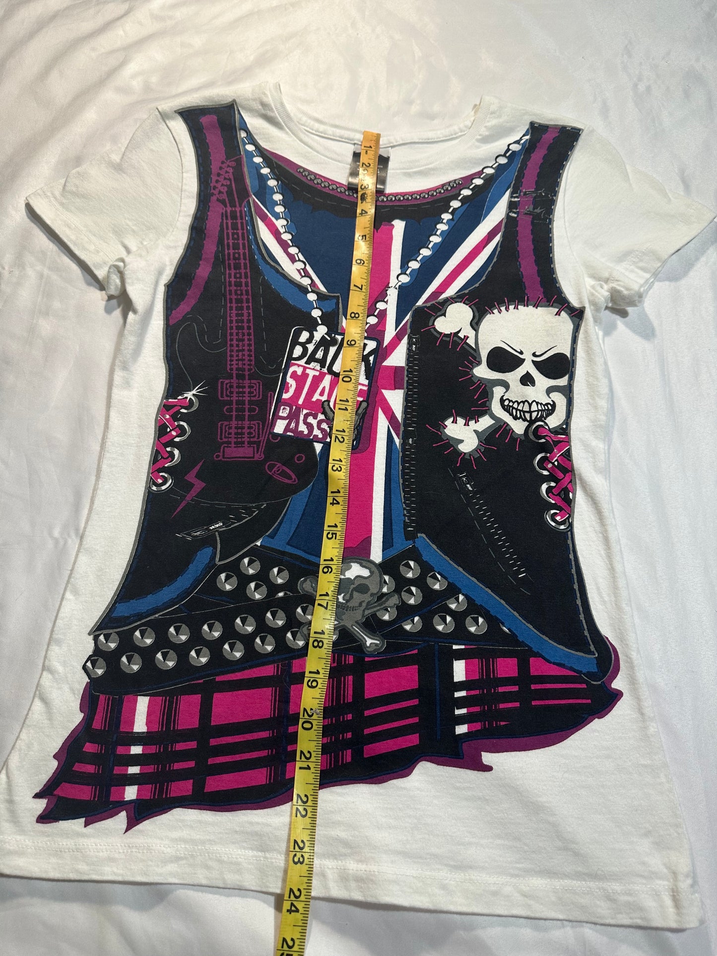 (S)scene styled rockstar vest tee