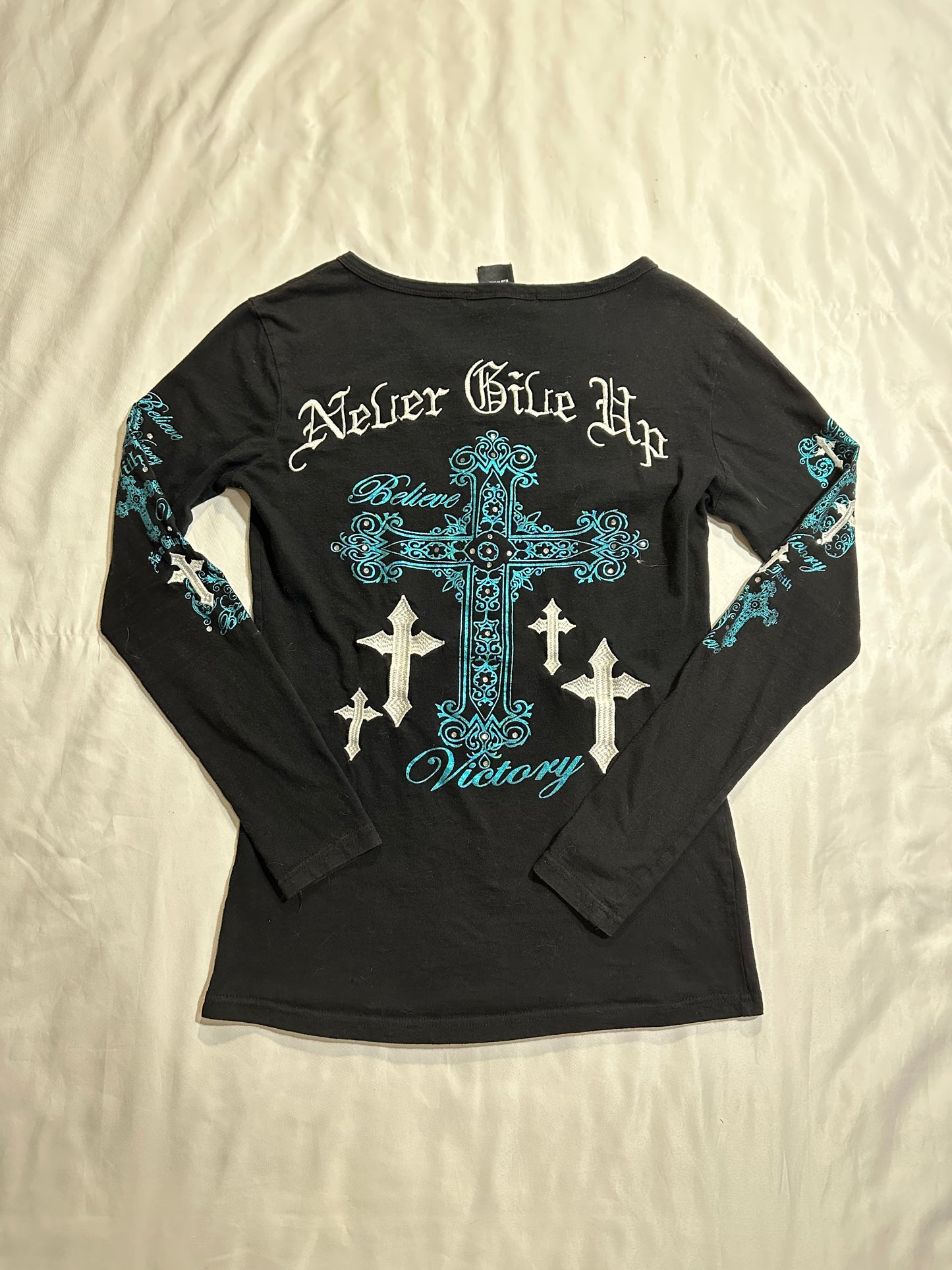 (M)cowgirl tuff cross long sleeve