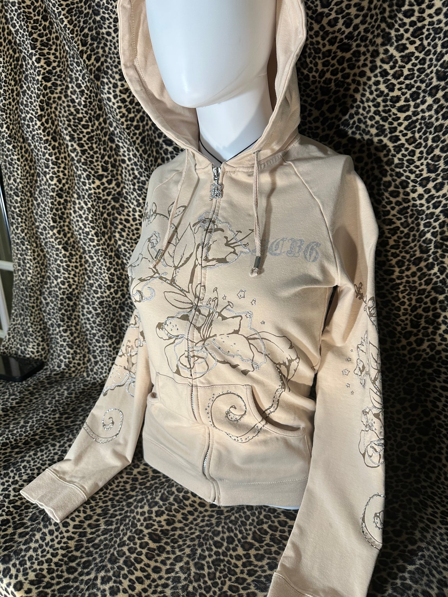 (M)orchid bcbg crème zip up