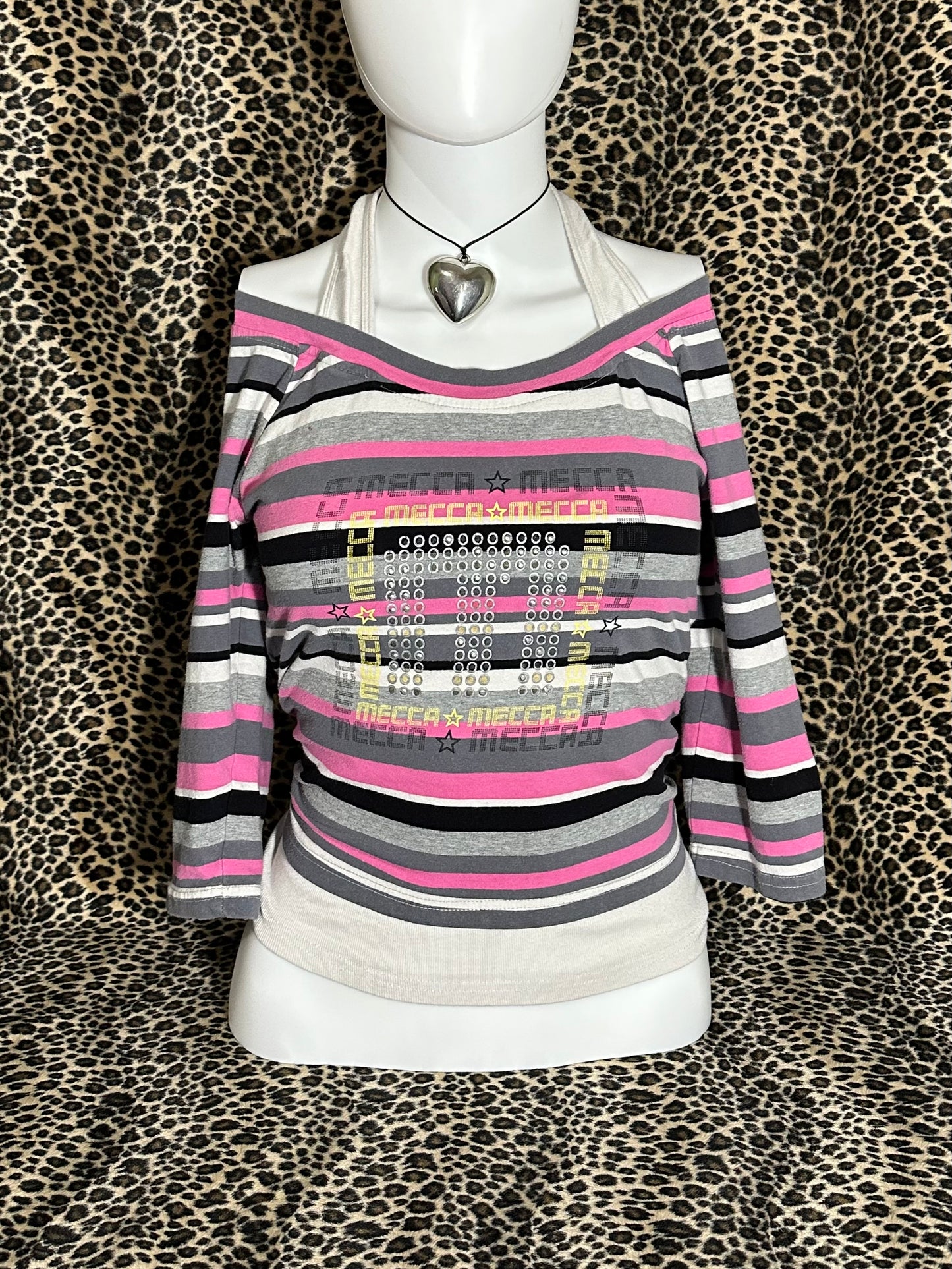 (S)early 2000s mecca striped top