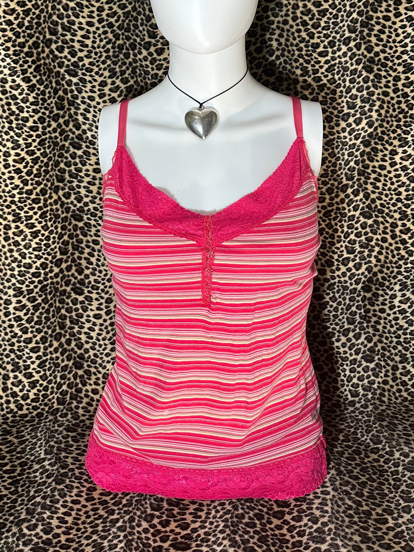 (L)early 2000s striped tank top