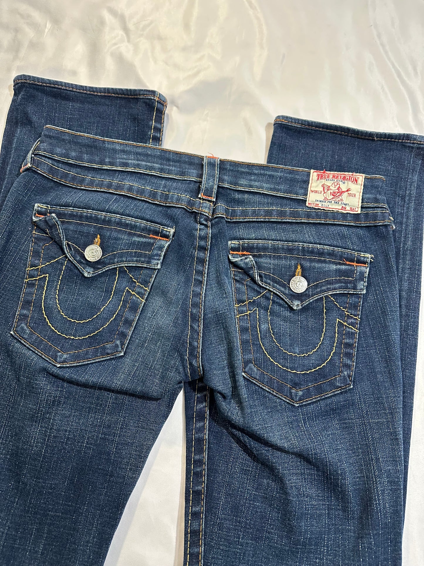 (SZ 31)true religion embroidered jeans