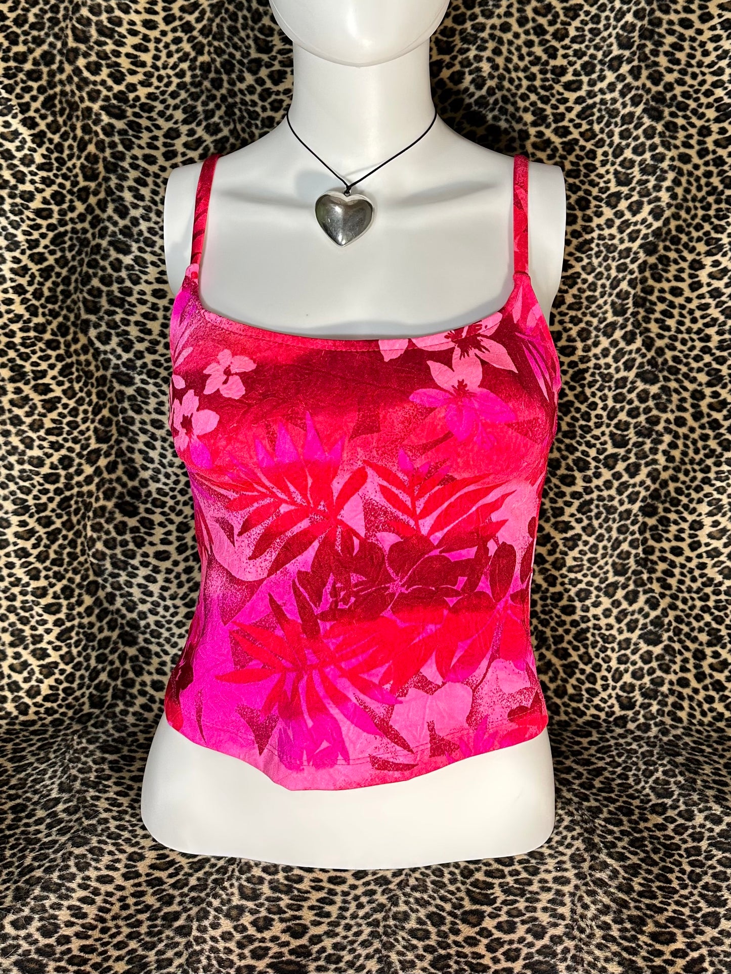 (M)early 2000s tropical summer tank top
