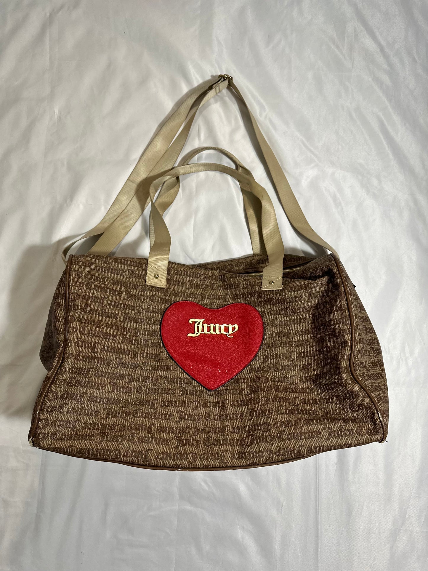 brown juicy couture travel bag