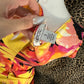 (S)vtg caché floral form fitted top