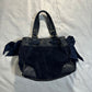 juicy couture navy velour mini daydreamer bag