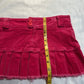 (S)vtg hot pink agaci pleated mini skirt