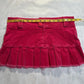 (S)vtg hot pink agaci pleated mini skirt