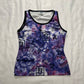 purple chinese letter tank top