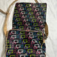 early 2000s guess monogram belted messenger bag