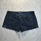 (SZ 11)early 2000s dark washed denim shorts