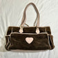 vtg juicy couture velour “heaven on earth” diaper bag
