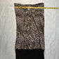 (M)vtg leopard print mini dress/tube top