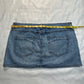 (SZ 13)vtg l.e.i. denim mini skirt