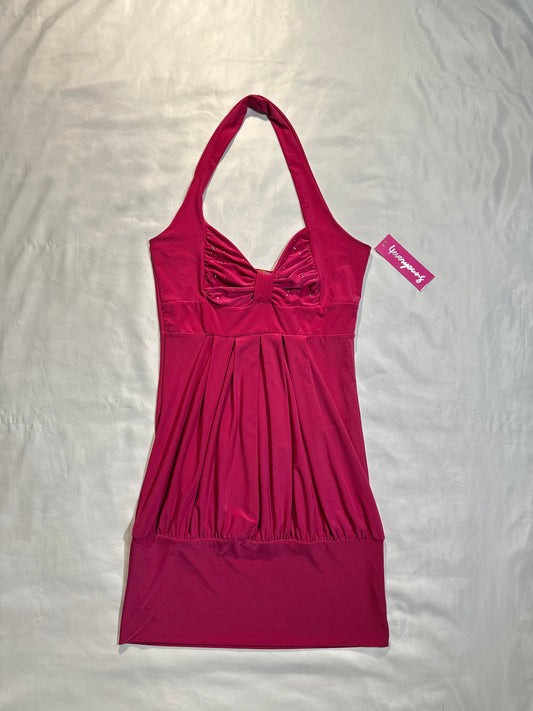 (S)early 2000s deadstock cinched halter tank top
