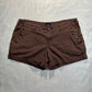 (M)early 2000s bebe brown cargo shorts
