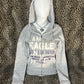 (XS)american eagle grey fitted zip up