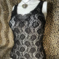 (M)early 2000s black lace cami