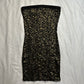 (S)early 2000s metallic strapless dress