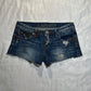 (SZ 6)early 2000s denim shorts