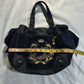 juicy couture navy velour mini daydreamer bag