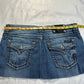 (sz 28)reworked miss me mini skirt