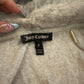 (S)grey velour juicy couture zip up