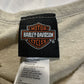 (L/XL)bedazzled harley davidson wings top